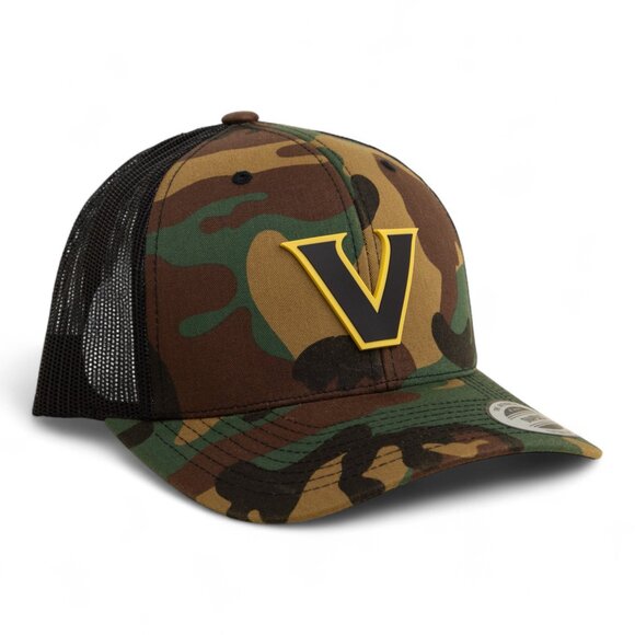 Vanderbilt Commodores Black YP Snapback Hat- Army Camo/ Black - Picture 1 of 3